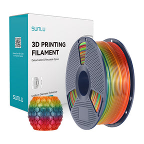 Sunlu PLA Transparent Rainbow filament – Rainbow 01, 1,75 mm, 1 kg