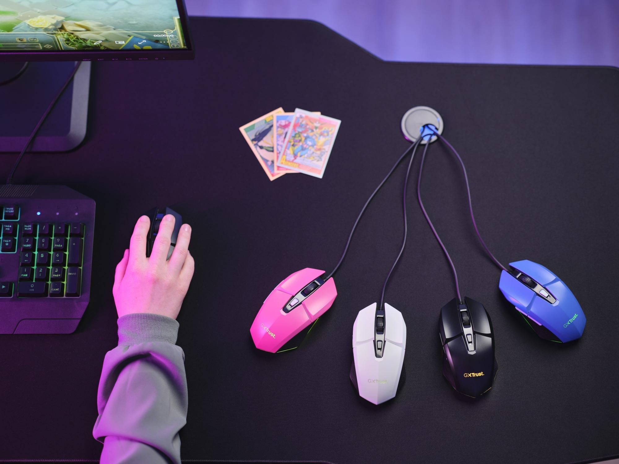 TRUST GXT109W FELOX GAMING MUS - VIT