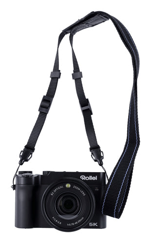 Rollei Powerflex X8 Dual Lens – Zoom- og selfiekamera – Bærerem og kamera