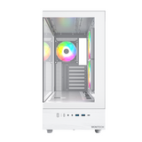 Montech XR TG Vit - 3x 120 ARGB PWM-fläktar