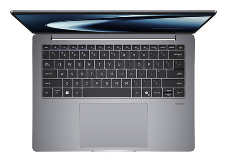 ASUS ExpertBook P5 G2 PM5406CGA-NZ0308X – tastatur og arbejdsflade set ovenfra; layout på billedet er illustrativt
