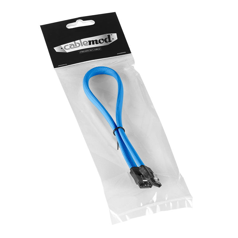 CableMod ModMesh SATA 3 Kabel 30cm - Ljusblå