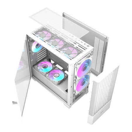 Obudowa Komputerowa Darkflash DK415 + 2 Ventilatorer (vit)