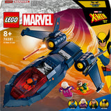 LEGO 76281 Marvel Super Heroes X-Men&#039;s X-Jet, Byggleksakssats
