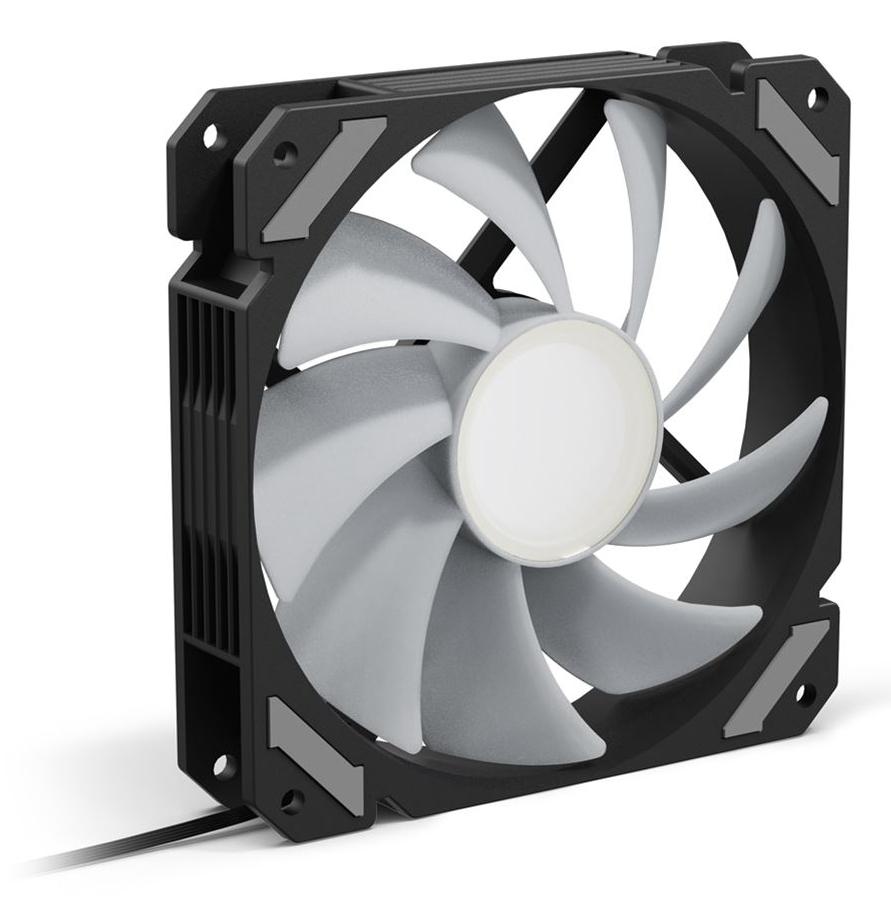 Sharkoon SHARK Mirror RGB PWM Black 120mm Infinity Mirror ARGB PC Case Fan Sharkoon