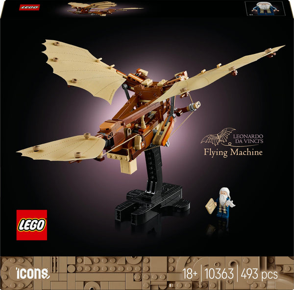 LEGO 10363 Icons Leonardo da Vincis flygmaskin