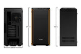 be quiet! PURE BASE 600 Window - black/orange Be quiet