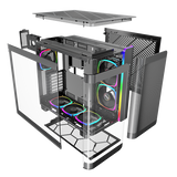 Montech King 95 Pro Svart - Curved Glas