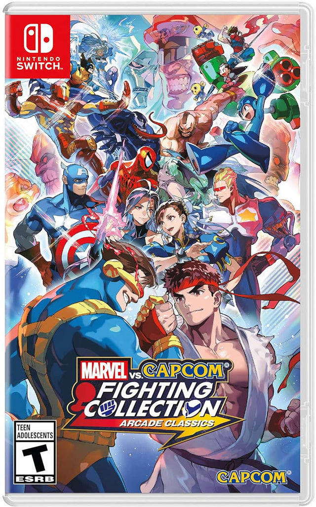 Marvel vs. Capcom Fighting Collection Switch Import – Amerikansk importemballage