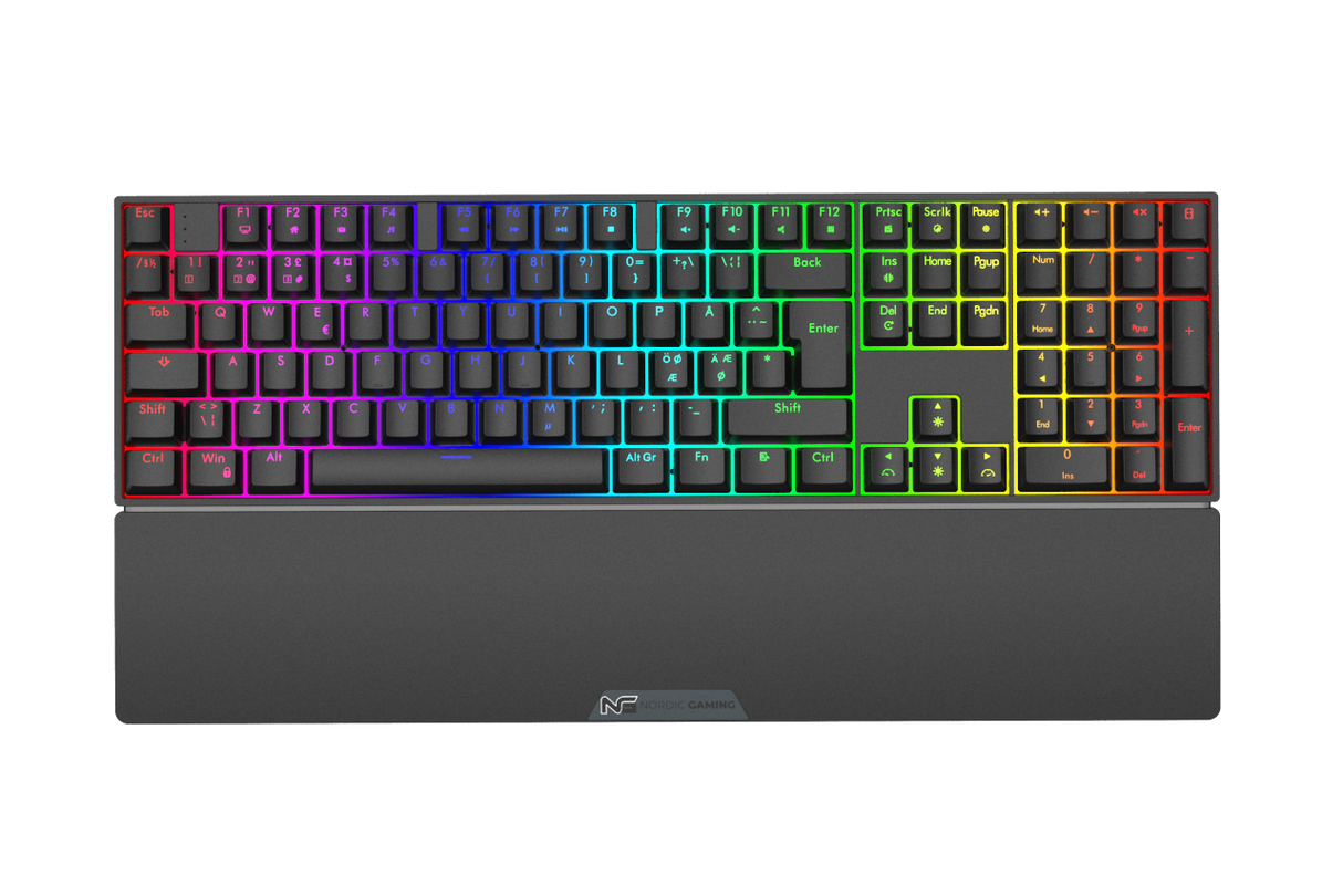 Nordic Gaming Operator Tangentbord Mekaniskt RGB/16,8 Miljoner Färger