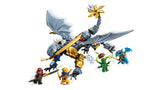 LEGO NINJAGO 71855 – Ninjadragen Riyus kamp – Riyu set fra siden med minifigurer