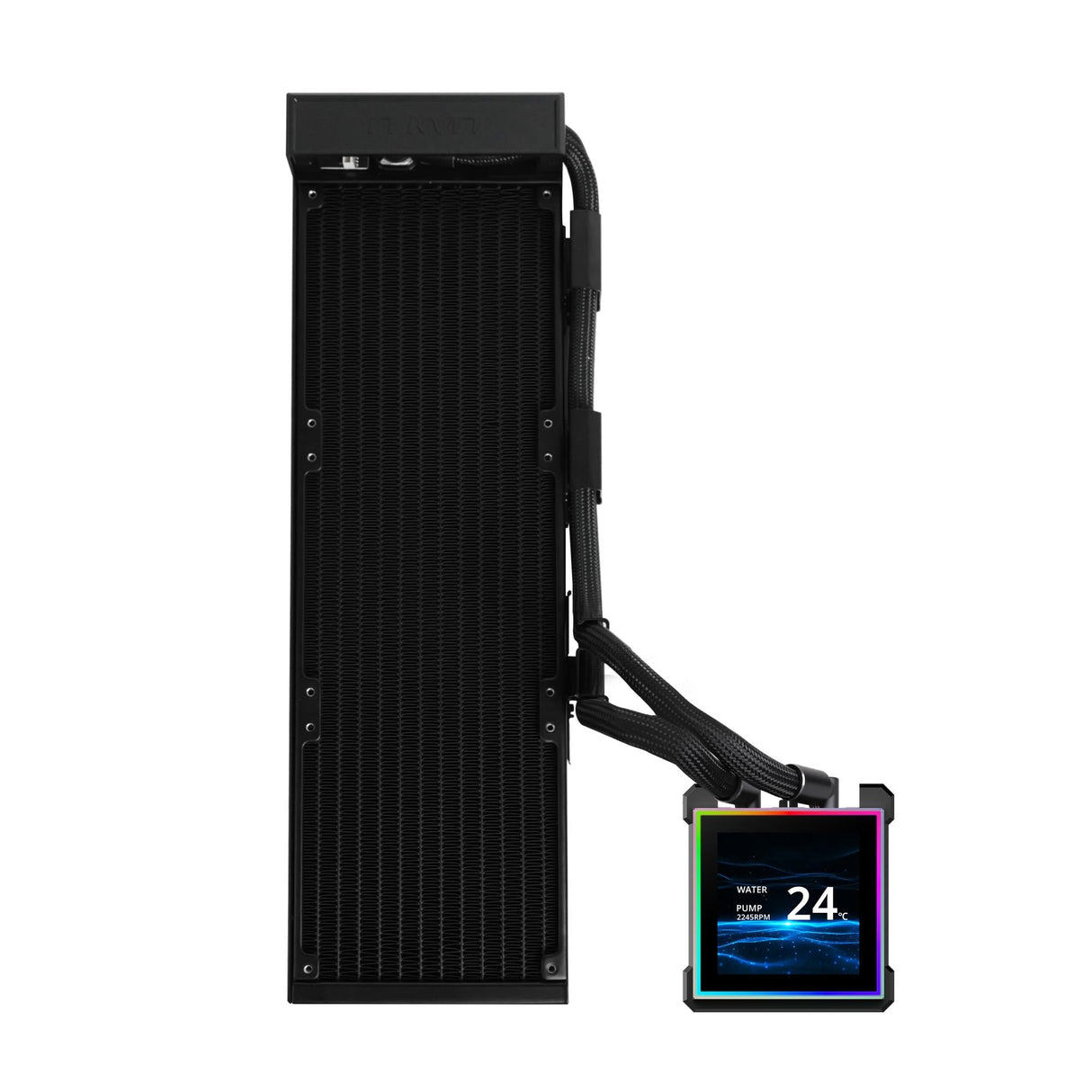 Lian Li Hydroshift II LCD-S, 360N fanless, Black Lian Li