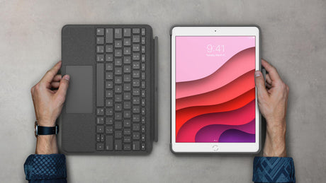 Logitech - Combo Touch for iPad 7th generation - GRAPHITE Nordic