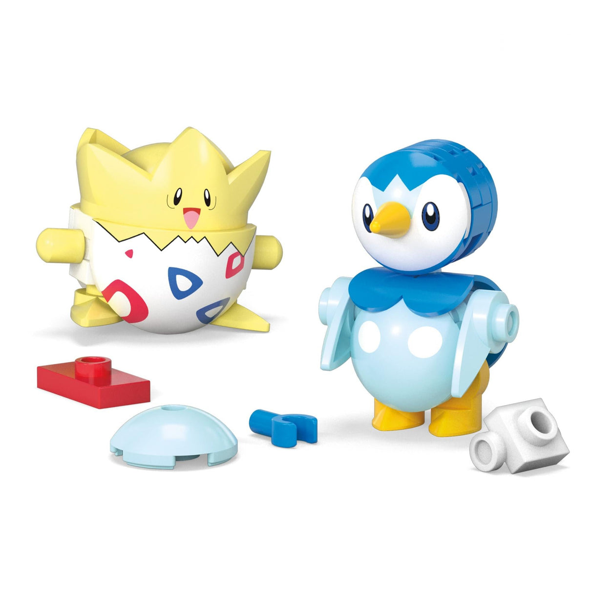 Pokémon - Poké Ball 2-Pack Building Set with 2 Figures, 41 Pieces (JCT44) Mega Bloks