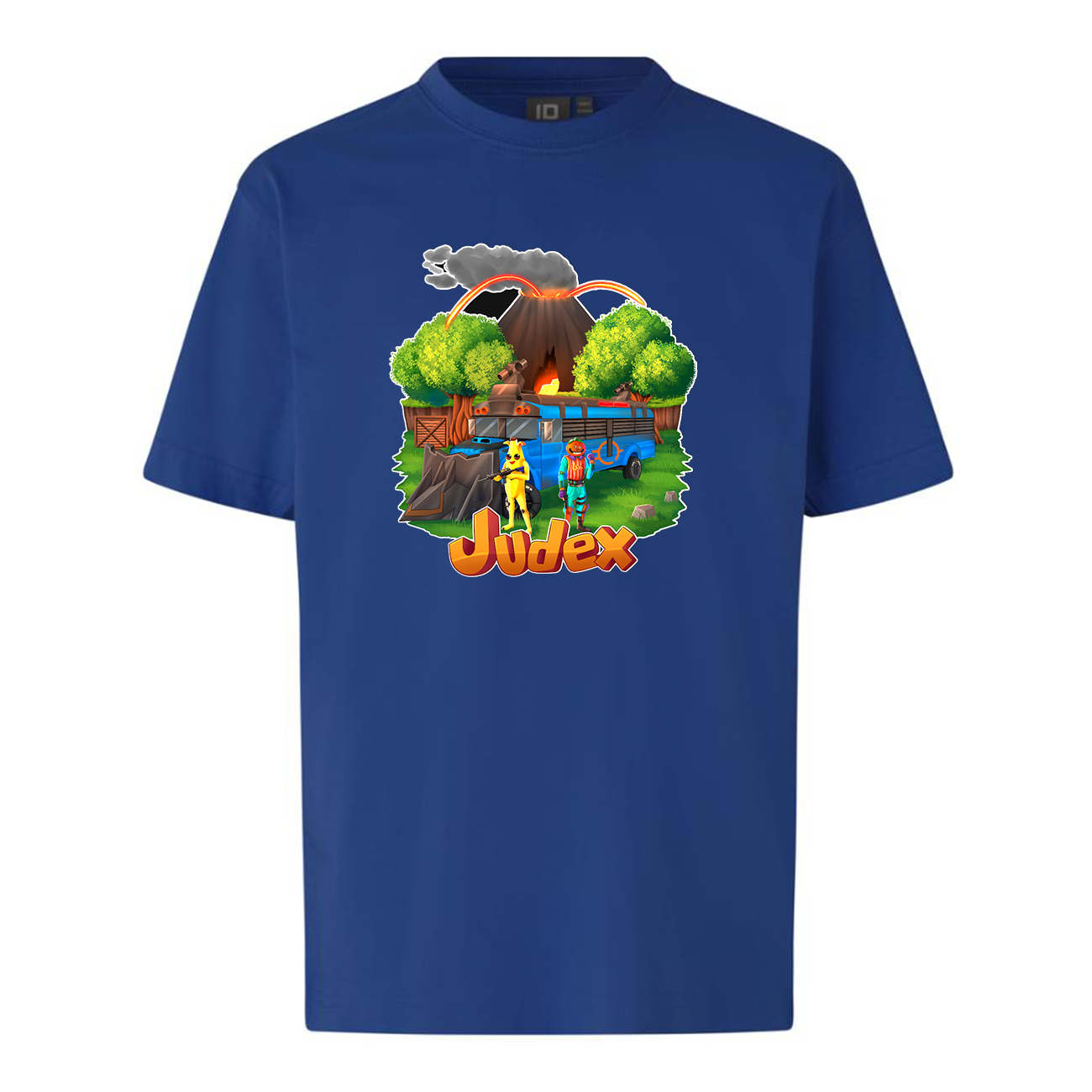 Judex Fortnite Battlebus Tee - Blå