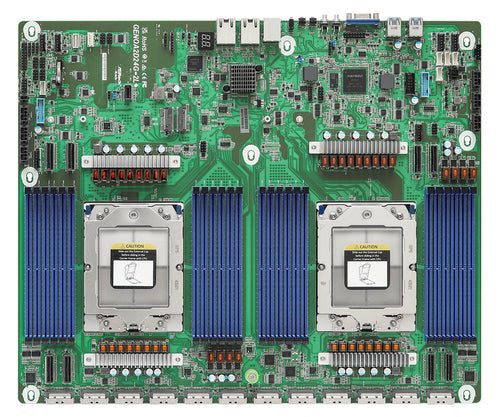 ASRock Rack GENOA2D24G-2L+ serverbundkort - SP5 (to sokler), DDR5