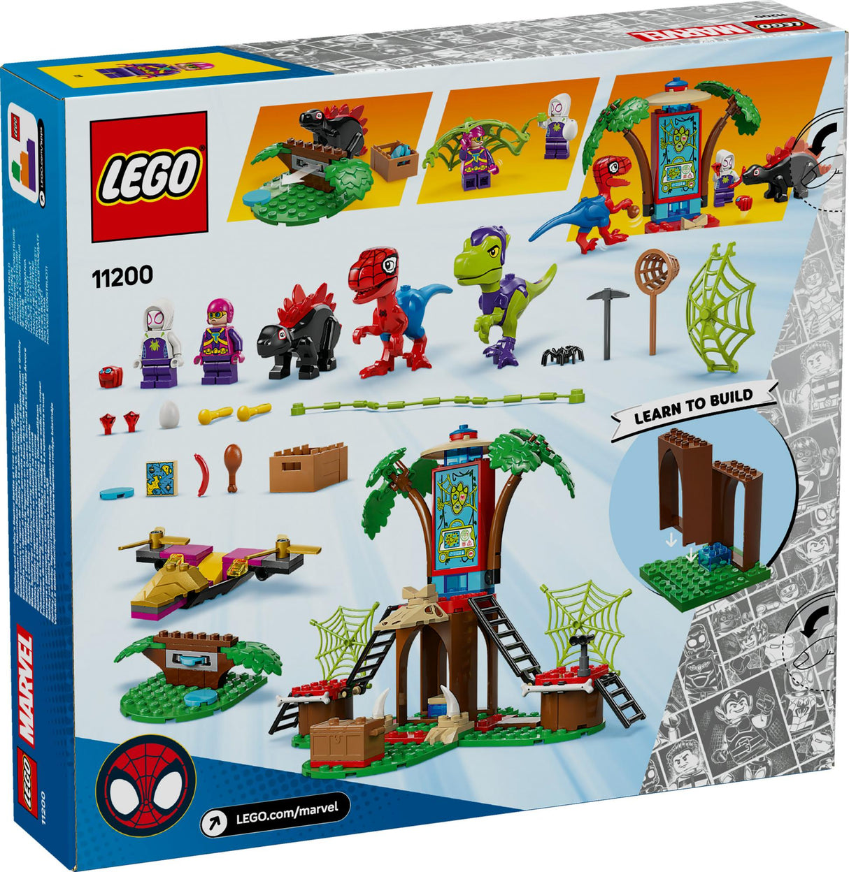LEGO 11200 Marvel Spidey and his Super Friends Showdown at the Treehouse: Spidey-Rex vs. Gobby Raptor LEGO