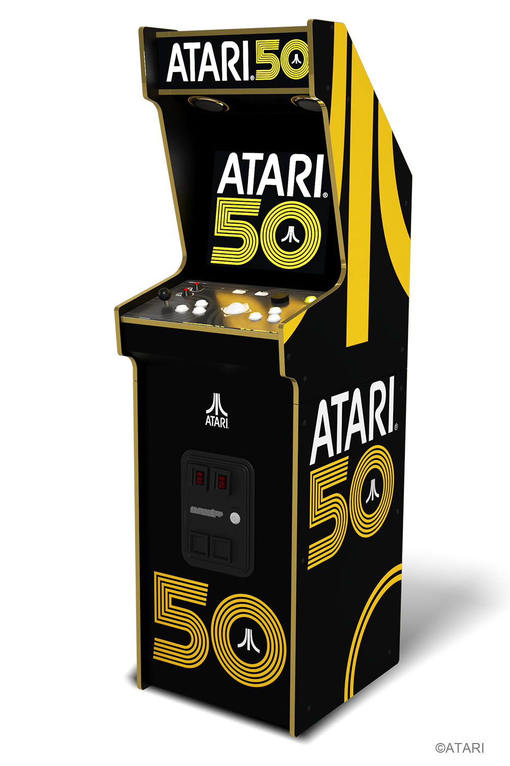 ARCADE 1 UP ATARI 50-årsjubileum DELUXE ARCADE MACHINE - 50 SPEL I 1