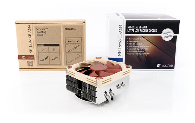 Noctua NH-L9X65 Processorkylare 1-pack Brun Silver 92 Mm