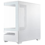 ASUS PRIME AP202 TG ARGB – tomt kabinet med glaspanel set fra modsat side