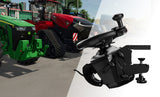 Thrustmaster T128-P SimTask Farming Pack – PS5 og PC – anvendelsesillustration med traktor