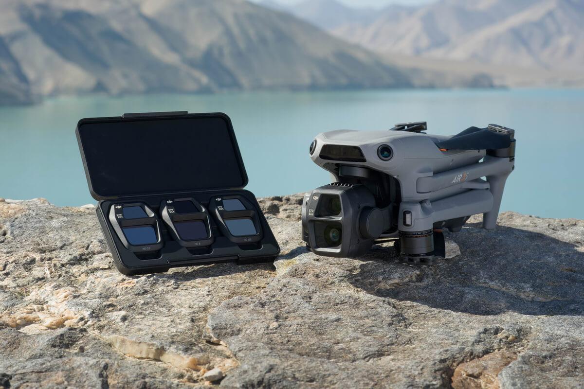 DJI - Air 3S ND Filters Set（ND8/32/128) - Drone Accessory DJI