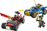 LEGO NINJAGO 71840 – Rogue mod Drix: Action-racerløb – to racerbiler og minifigurer