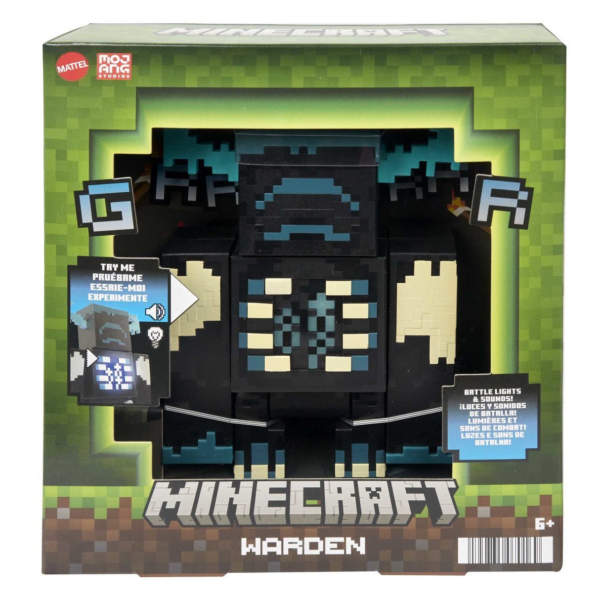Mattel Minecraft The Warden Game Character