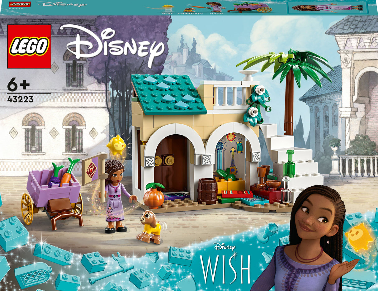 LEGO 43223 Disney önskar Asha I Rosornas Stad, Byggsats