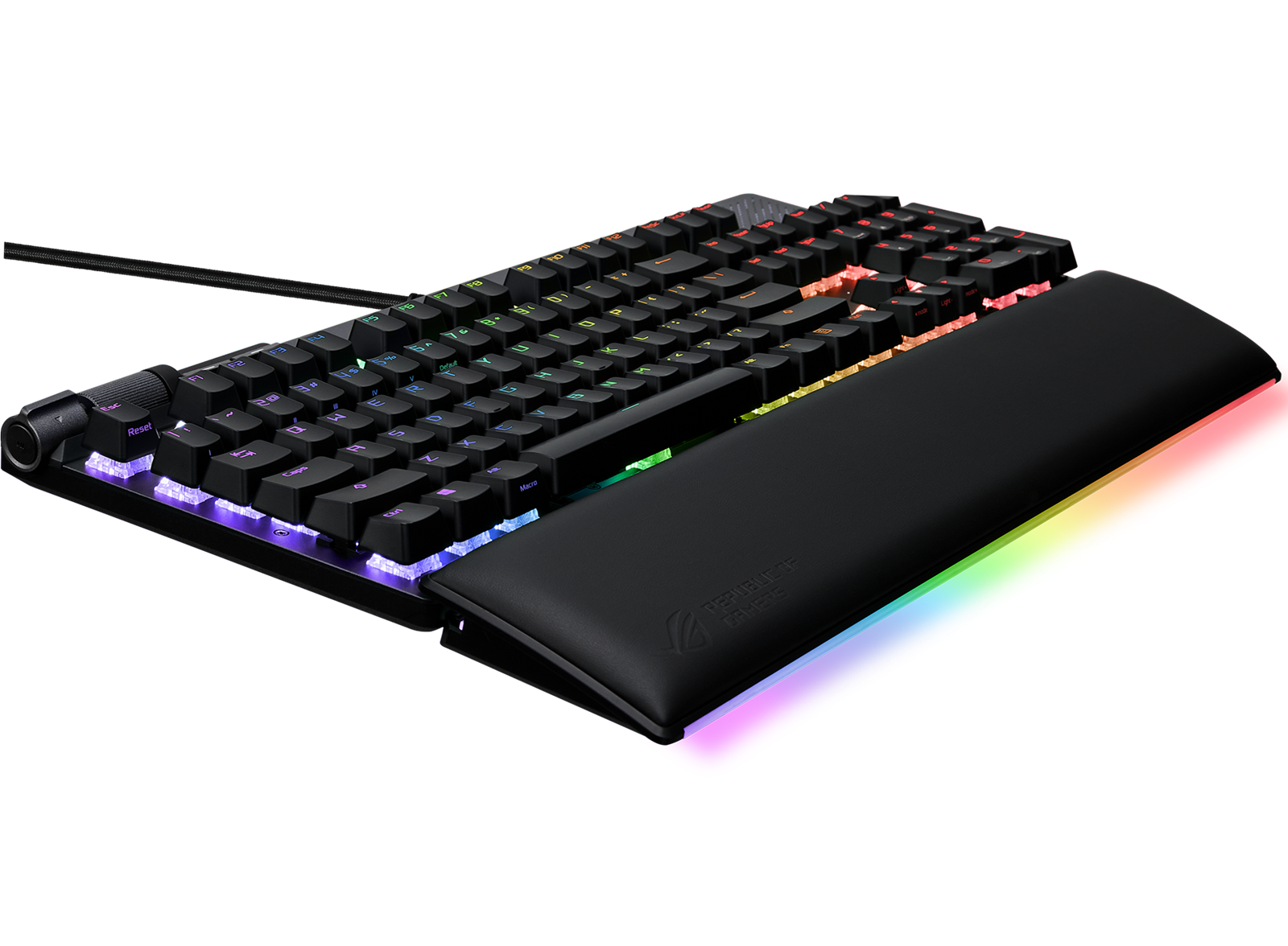ASUS ROG Strix FLARE II ANIMATE PBT Gaming Tangentbord (NX Red Switches)