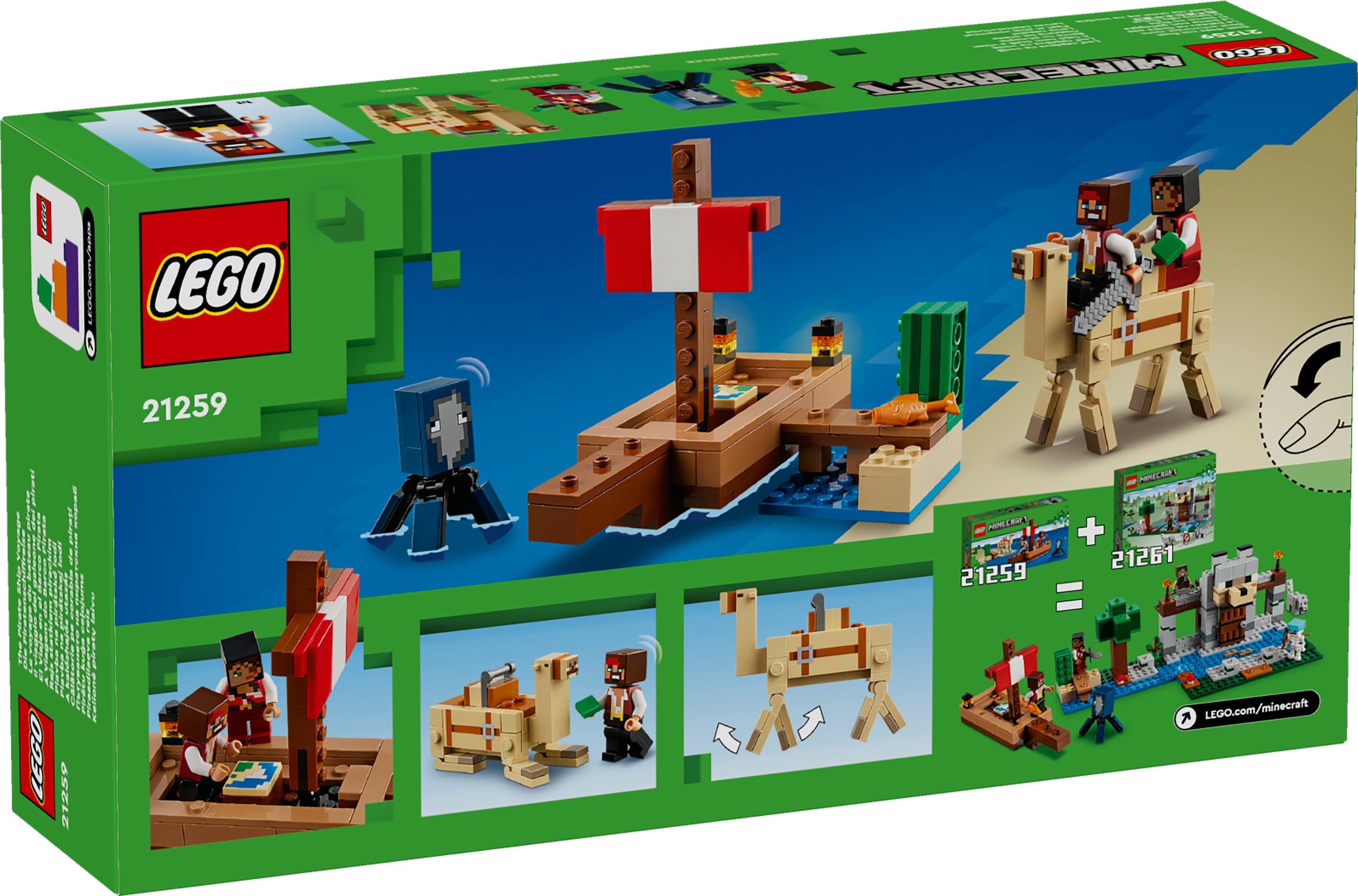 LEGO Minecraft - The Pirate Ship Voyage (21259)