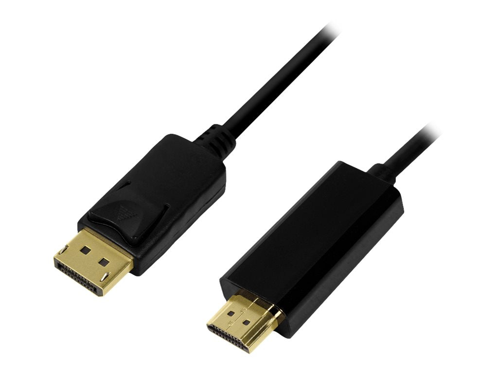 LogiLink Videokabel DisplayPort / HDMI 2m Svart