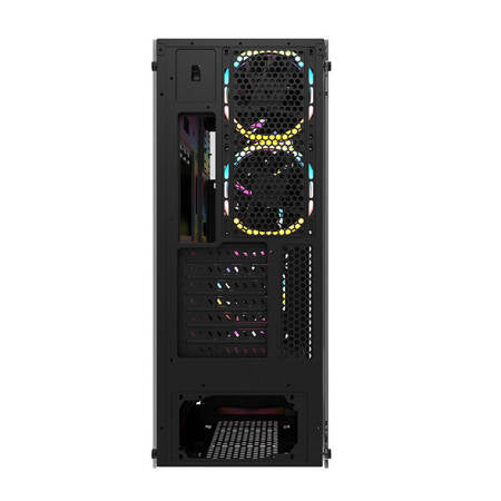 Datorfodral Darkflash Phantom + 6 Fläktar (svart)