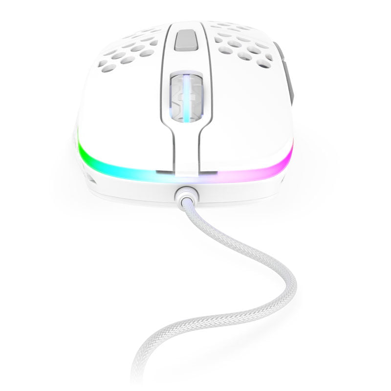 Xtrfy M4 RGB, Spelmus, Vit