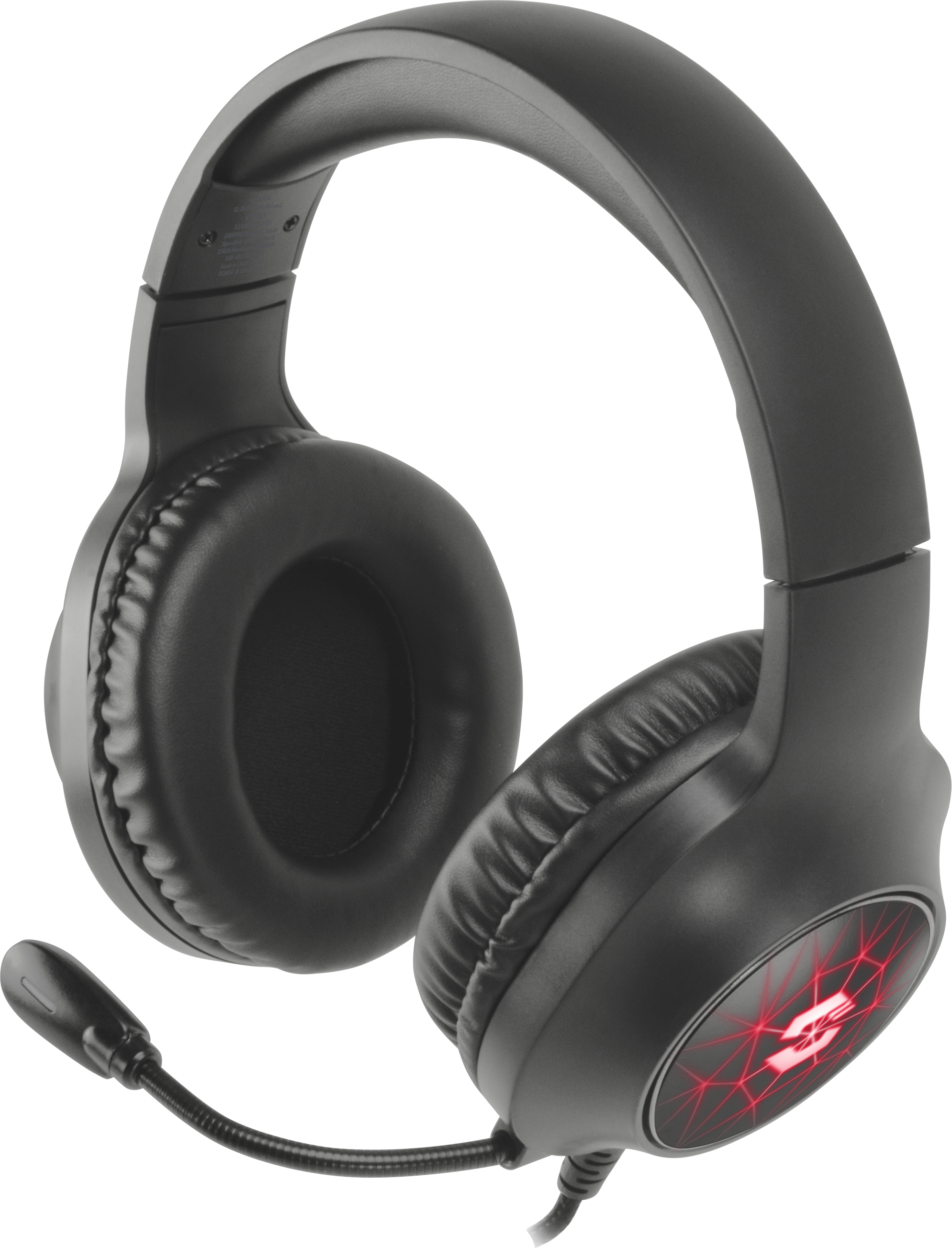 Speedlink - VIRTAS Illuminated 7.1 Gaming Headset, Svart