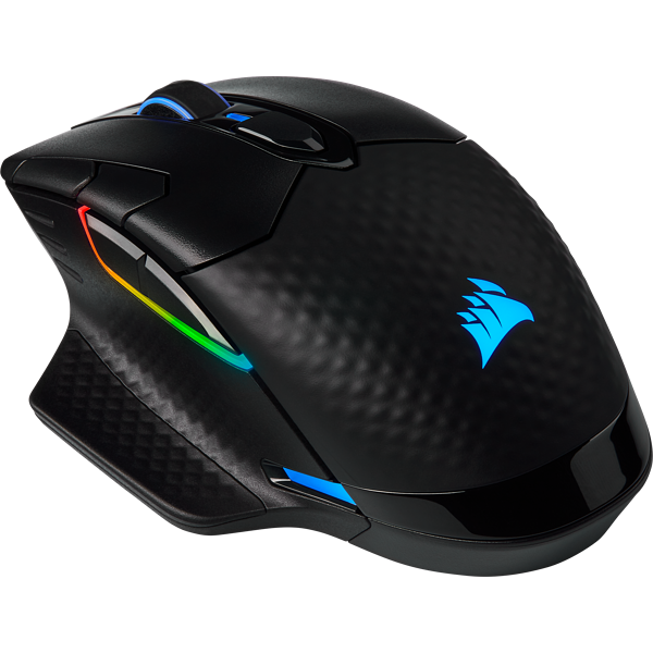 CORSAIR Gaming DARK CORE RGB PRO SE Optisk Trådlös Kabel Svart
