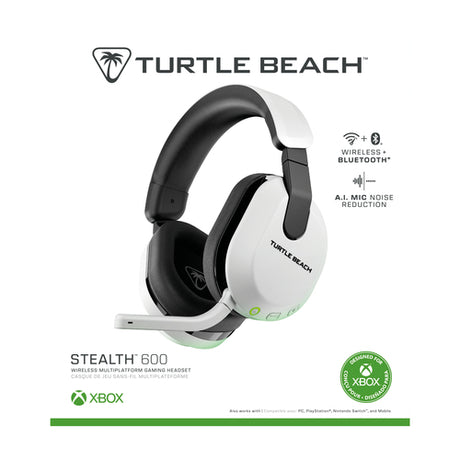 Turtle Beach Stealth 600 Gen 3 – Xbox-headset, hvid – Emballagens front