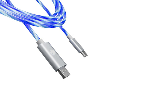 ONIVERSE LED FAST CHARGING CABLE : USB-C > USB-C, 2 M - WHITE Oniverse