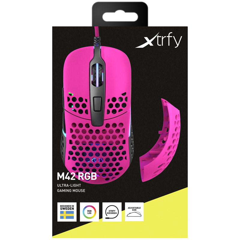 Xtrfy M42 RGB, Spelmus, Rosa