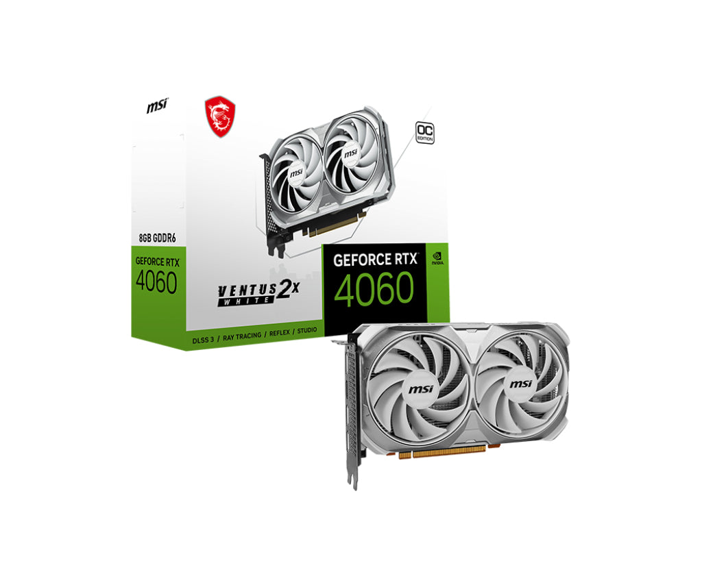 MSI GeForce RTX 4060 VENTUS 2X WHITE 8G OC 8GB