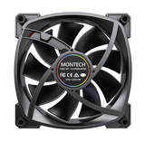 Montech AX140 PWM Svart - 140mm ARGB