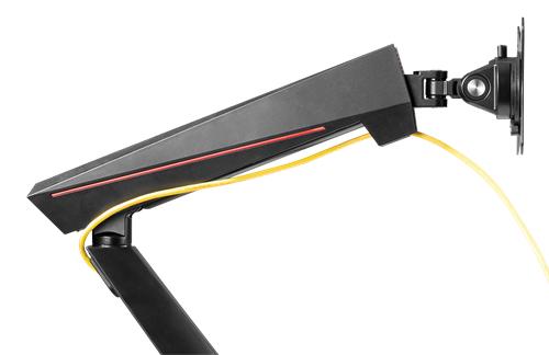 Dubbel Skärmar Fjäderstödd Pro Gaming Monitor Arm
