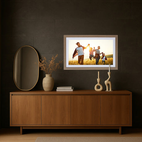 Rollei Smart Frame WiFi 212 – 21,5″ digital fotoramme, brun – detalje eller anvendelse 4