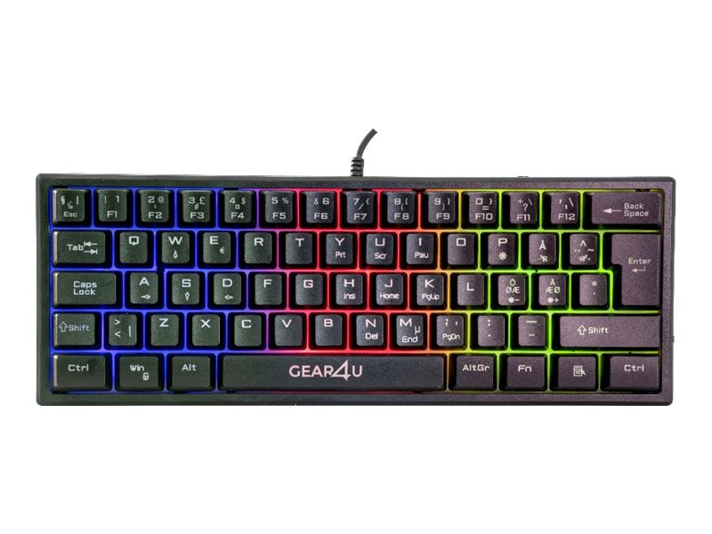 GEAR4U Mini Gaming Tangentbord - 60 %