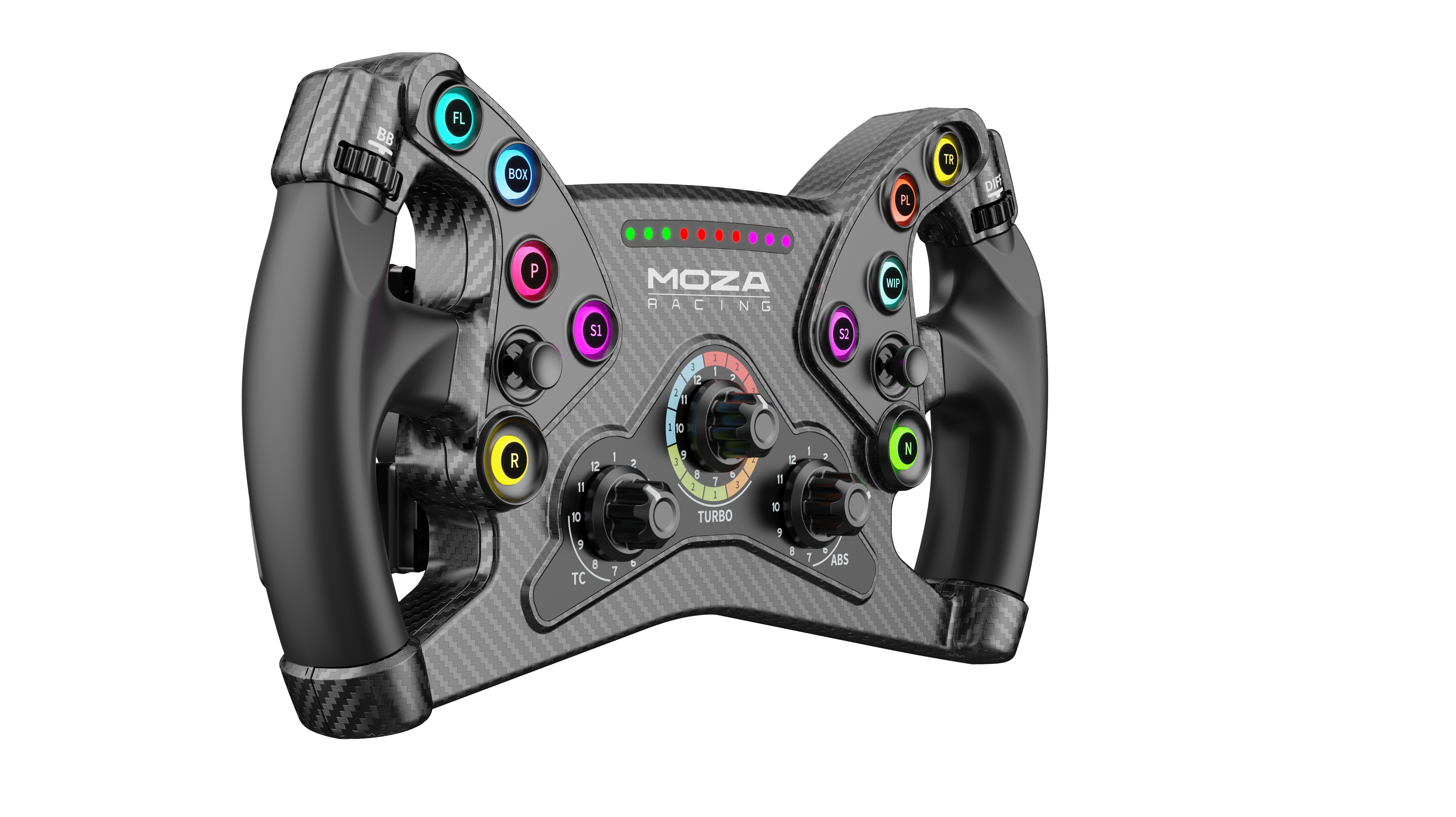 MOZA KS Formula Steering Wheel - 300 Mm Fjärilsstil GT