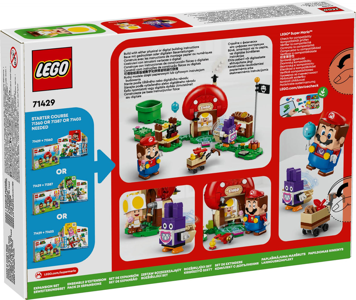 LEGO Super Mario - Nabbit At Toad&#039;s Shop Expansion Set (71429)