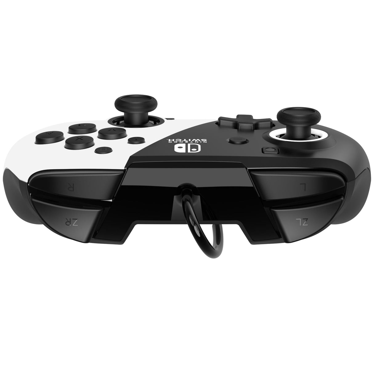 Faceoff Deluxe+ Audio Wired Controller - Svart/Vit