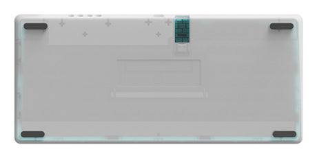 8BitDo Retro 87 Mechanical Keyboard Clear Blue – Tastaturets underside