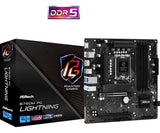 ASRock B760M PG LIGHTNING Micro-ATX LGA1700 Intel B760