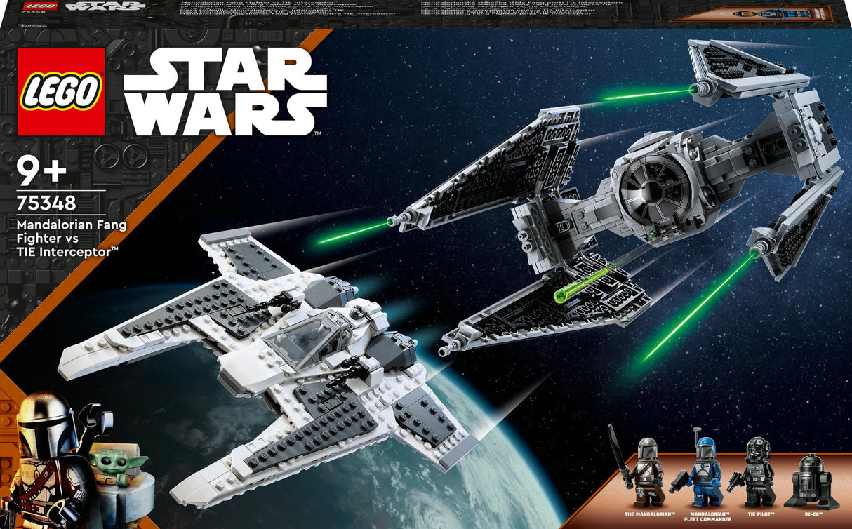 LEGO Star Wars - Mandalorian Fang Fighter Vs. TIE Interceptor (75348)